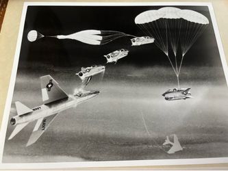 Artist concept for pilot ejection capsule 1959