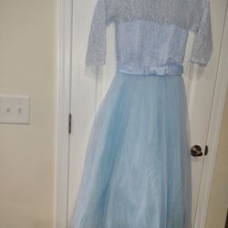 Light Blue Formal Dress 