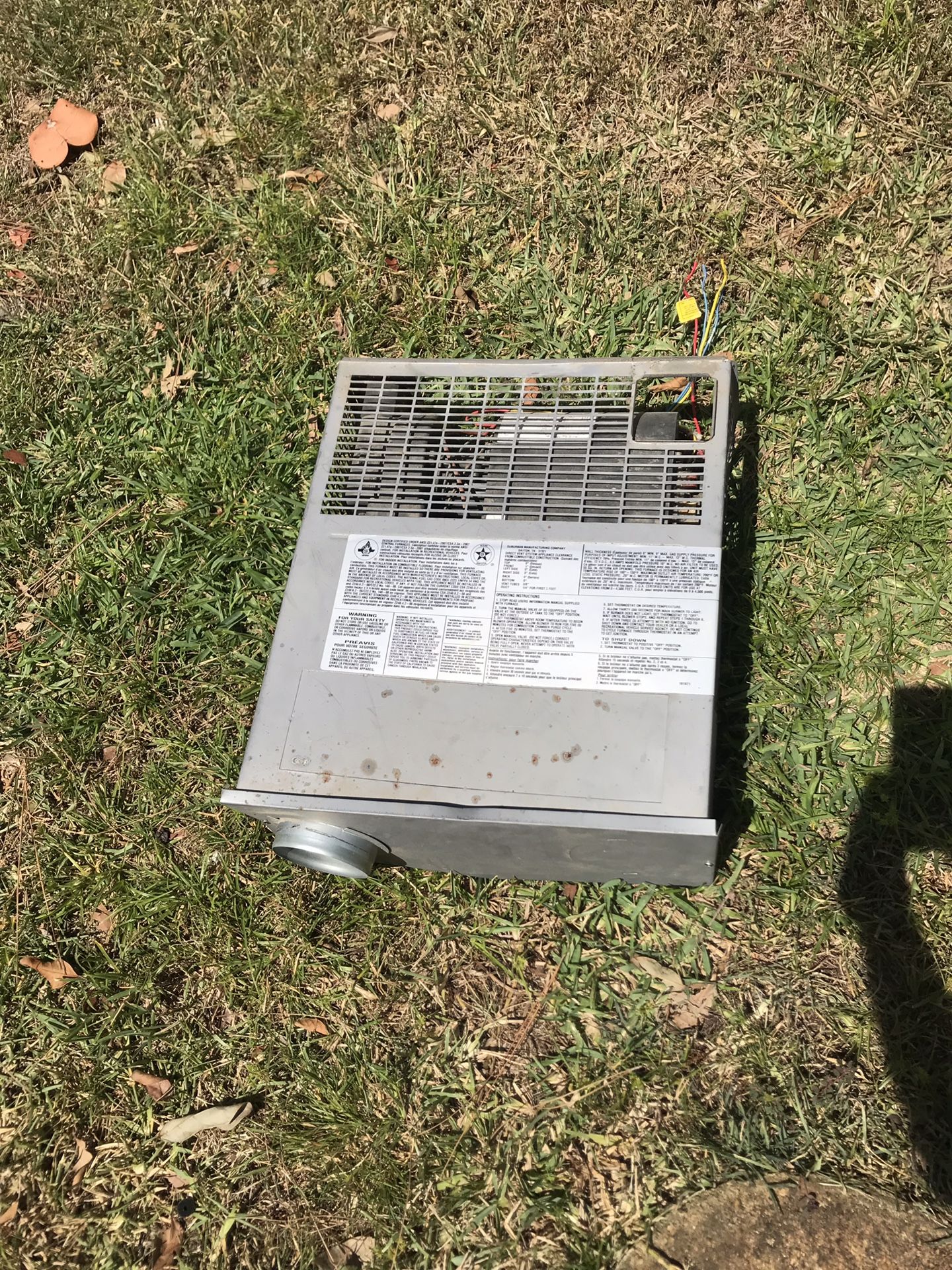 Suburban RV Propane Heater