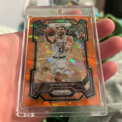 23-24 Prizm Orange Jayson Tatum