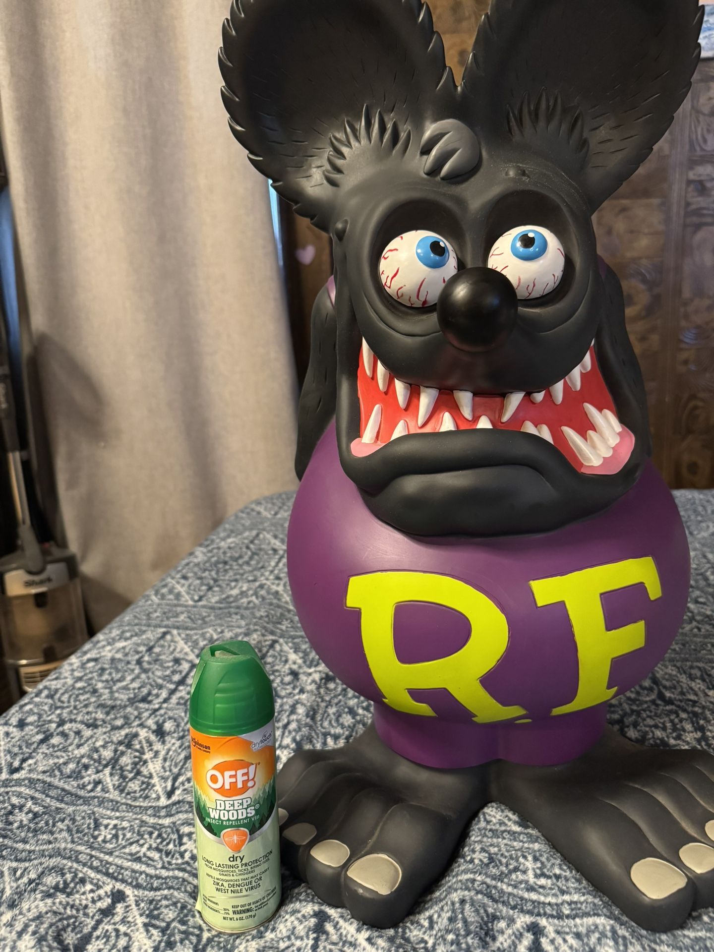 2005 LARGE RAT FINK “COIN BANK”!!