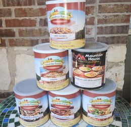 Saratoga Farms Survival Food Variety, 6 Cans, Camping 