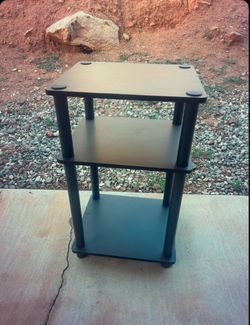 side table / shelf / black decor modern 