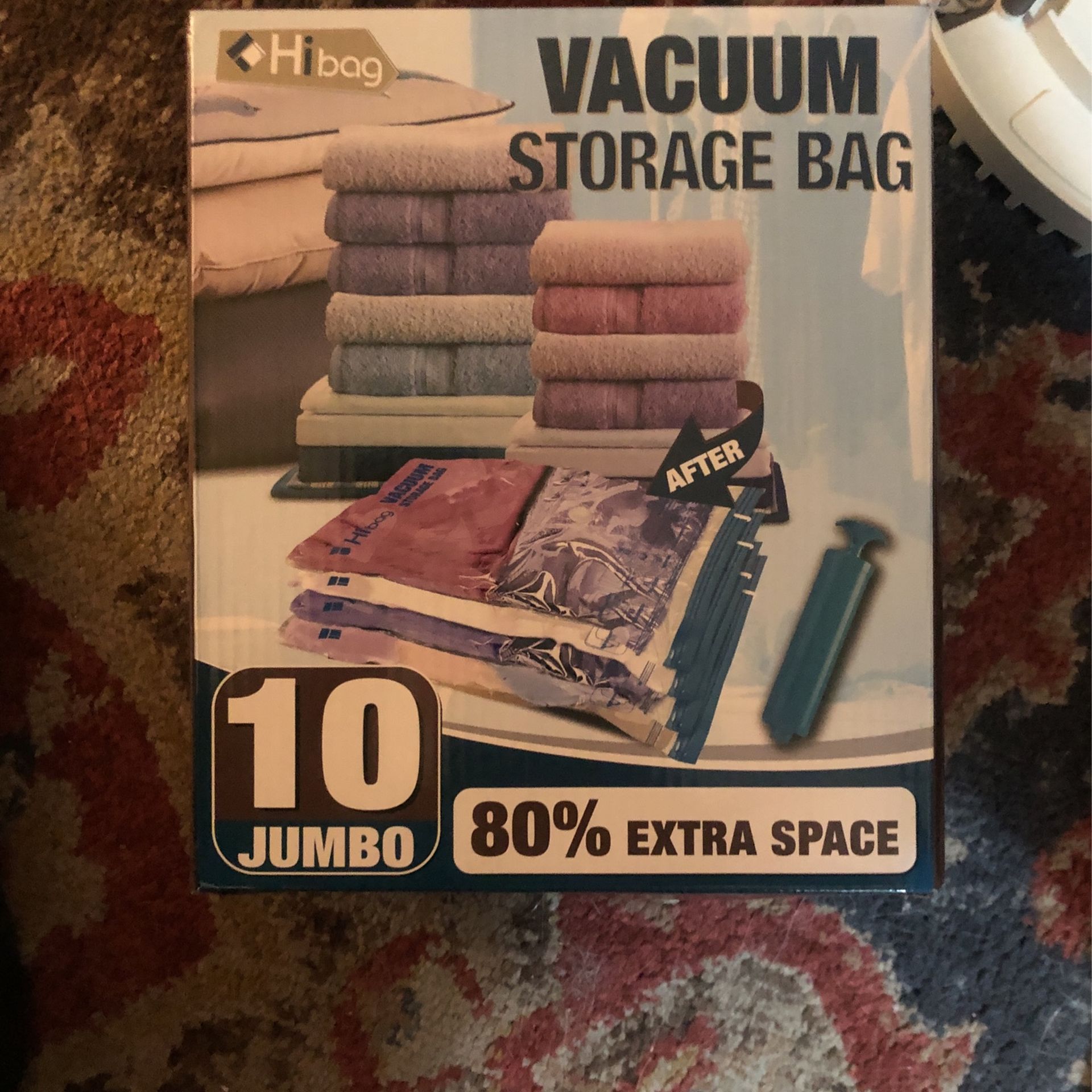 Vacuumed Storage Bags 10 Jumbo