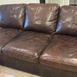 Extra Large Leather Sofa 