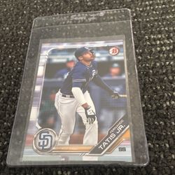 Baseball Card 2019 Bowman Fernando Tatis Jr