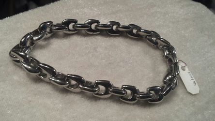 Men's sterling silver bracelet