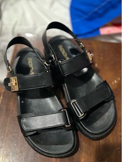 Black sandals