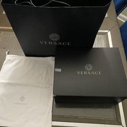 Versace Bag, Box, And Dust Bag