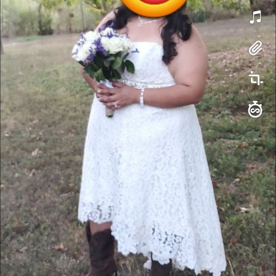 Wedding Dress With Diamond Sash