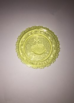 Cinderella - Pairpoint Glass Cup Plates