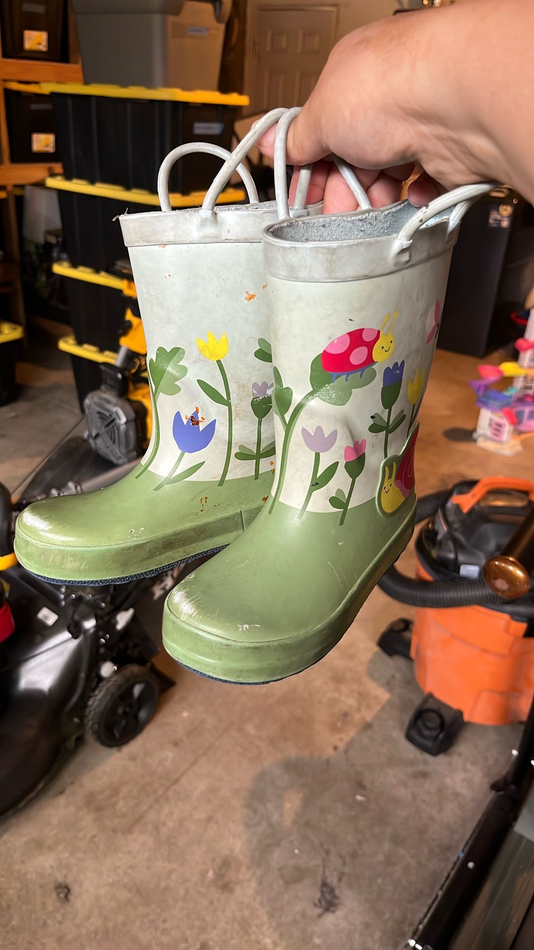 Rain boots Spring Flowers 