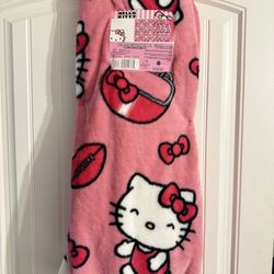 Hello Kitty Football Blanket 