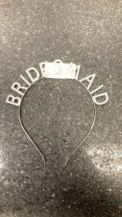 Bridesmaid metal head band