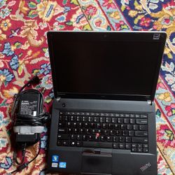 Working Lenovo ThinkPad Laptop and Adapter