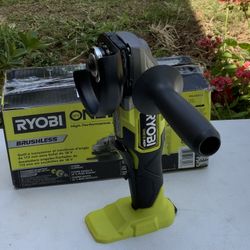 RYOBI ONE+ HP 18V Brushless Cordless 4-1/2 in. Angle Grinder (Tool Only)