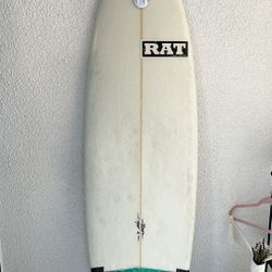 Custom Rat 6’ Short board 31L