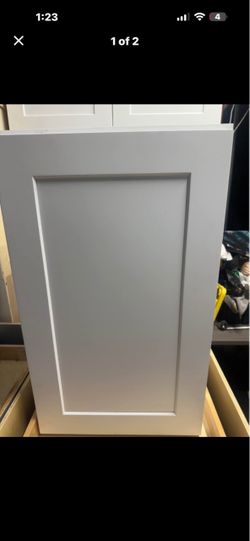 White Shaker Wall Cabinet