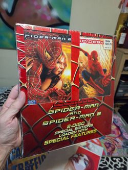 Spider-Man 1 and 2 sealed special edition vintage piece physical media dvds