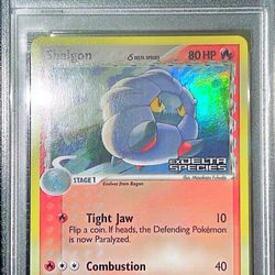 PSA 9 Pokemon TCG Ex Shelgon Rev Foil  Delta Species