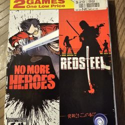 No More Heroes and Red Steel Nintendo Wii 2 Games In One Pack 