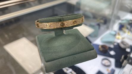 Cartier Love Bangle Bracelet One 18k Authentic 2.0 Cttw 