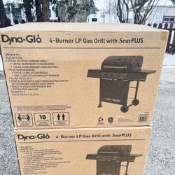 Dyno Glo New 4-burner Gas Grill With Searplus $250each 