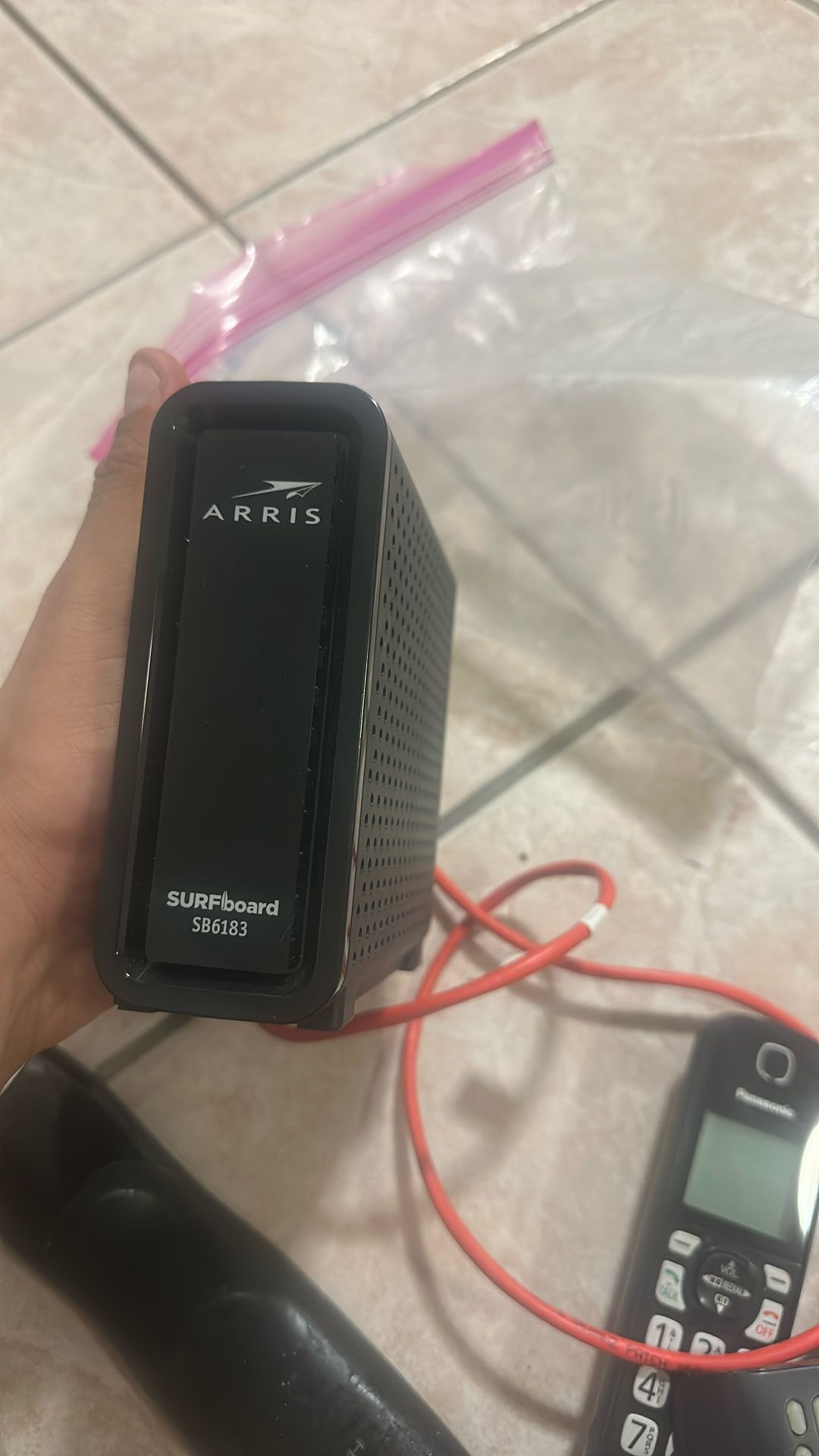 ARRIS (SB6183) Cable Modem - Fast DOCSIS 3.0 16x4 Gigabit Cable Modem, For Comcast Xfinity, Cox, Spectrum and more, 1 Gbps Port, 400 Mbps Max Internet