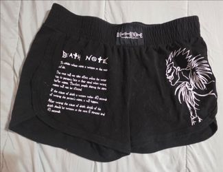 Death Note Ryuk Soft Shorts from Hot Topic large