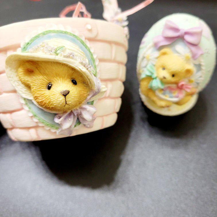 Cherished Teddies Easter Theme Figurines 