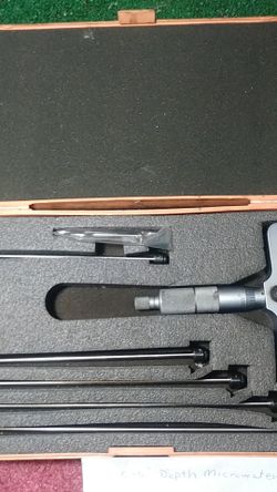 Mitutoyo 0 to 6 inch depth micrometer