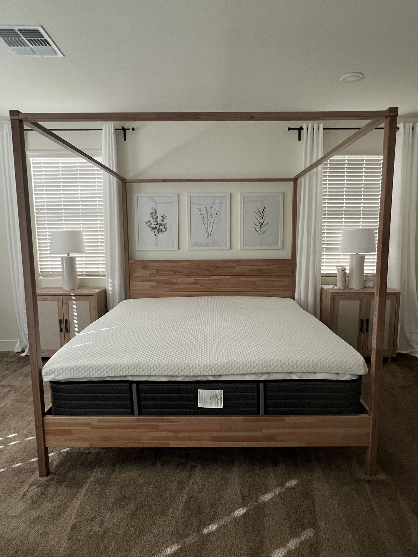 IKEA King Canopy Bed Frame