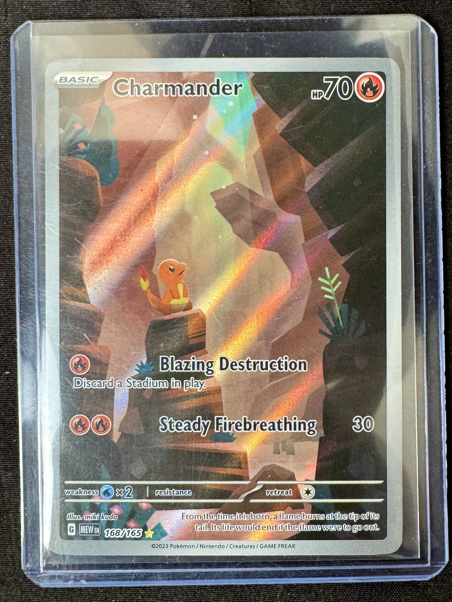 π₯ Charmander Illustration Rare β 168/165 β Scarlet & Violet Promo
