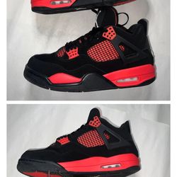 Jordan 4’s Size 12, Black And Infred