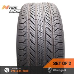 Set of 2 Used  10/32  Run Flat  255/50R19  107H  Continental  ProContact GX SSR MOE