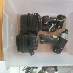 Cordless Impact Drill 1/4" ,$40.   12v. Lithium Ion Battery