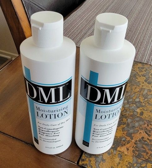 NEW DML Moisturizing Hydrating Lotion 8oz  (2 bottles = 16 Fl Oz Total)