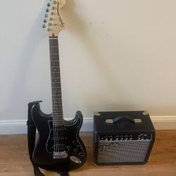 Guitar and Fender Amp