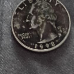 1998 Silver Quarter D IN FAR RIGHT CORNER MAKE OFTER