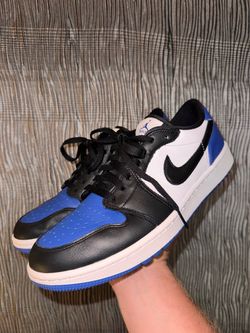 Jordan 1 golf royal blue size 10