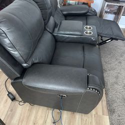 FREE! Power Recliner Sofa for Two. 