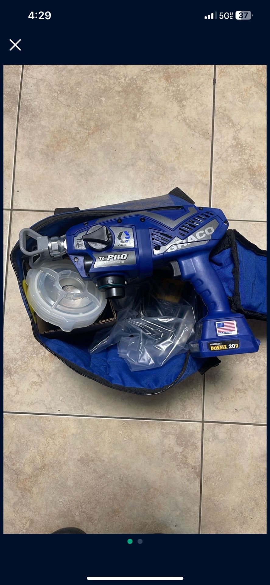 New Graco Dewalt Paint Gun