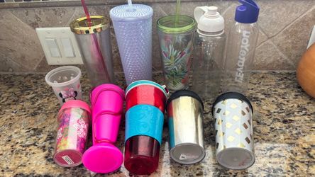 Mixed Lot of Tumblers and Drink Cups 11 pcs