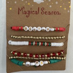Christmas bracelets