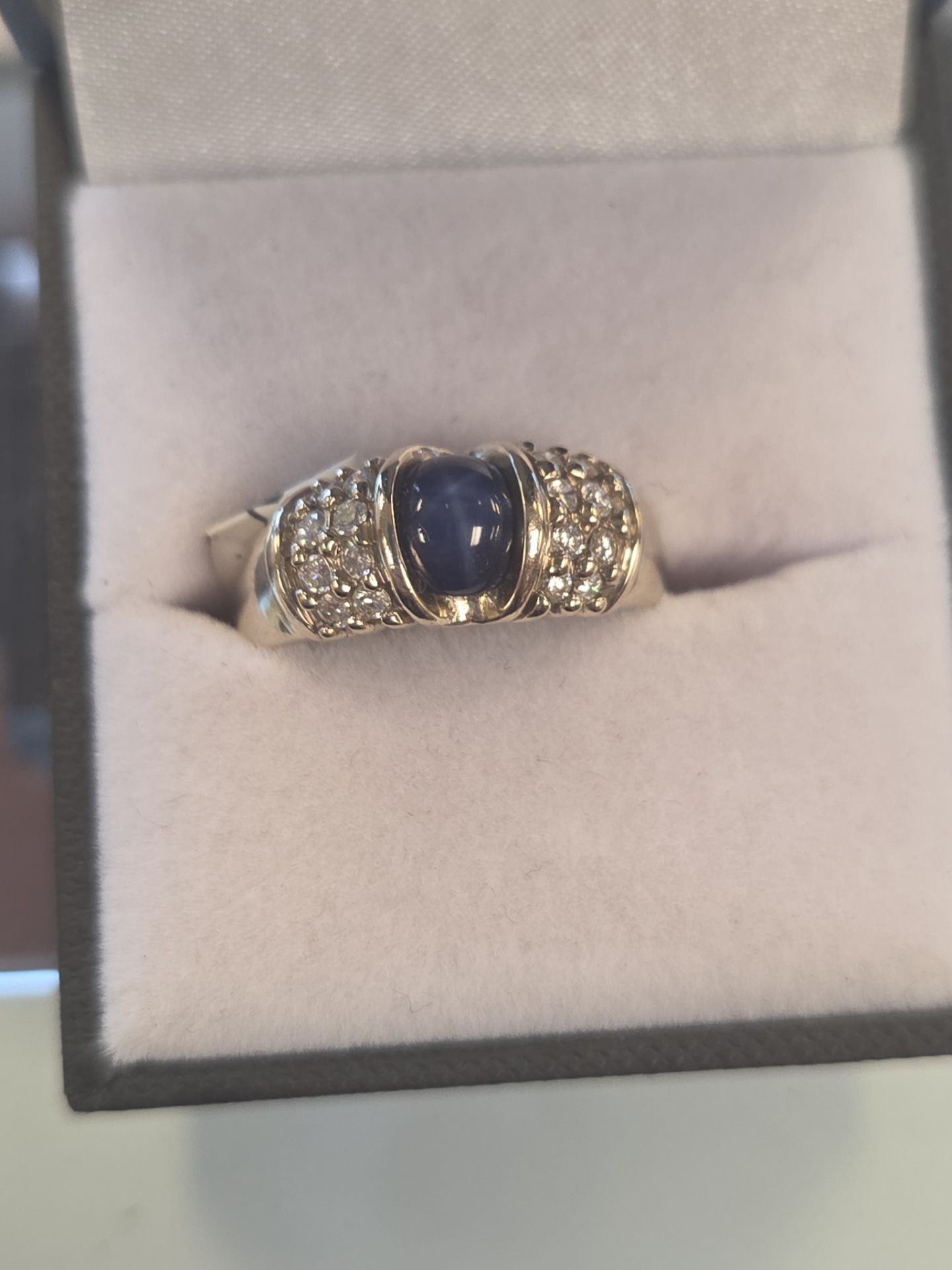 White gold ring