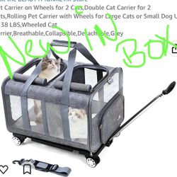 Dog Cat Wheeled Or Carry Carrier ***NEW