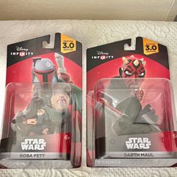 Star Wars Boba Fett & Darth Maul, $12 each