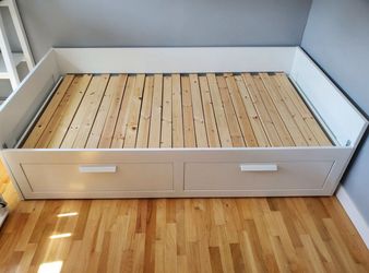 Twin Bed Frame With 2 Drawers