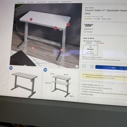 Costco Tresanti 47” Electric Adjustable Standing Desk