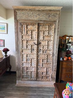 Antique, beautiful solid wood cabinet
